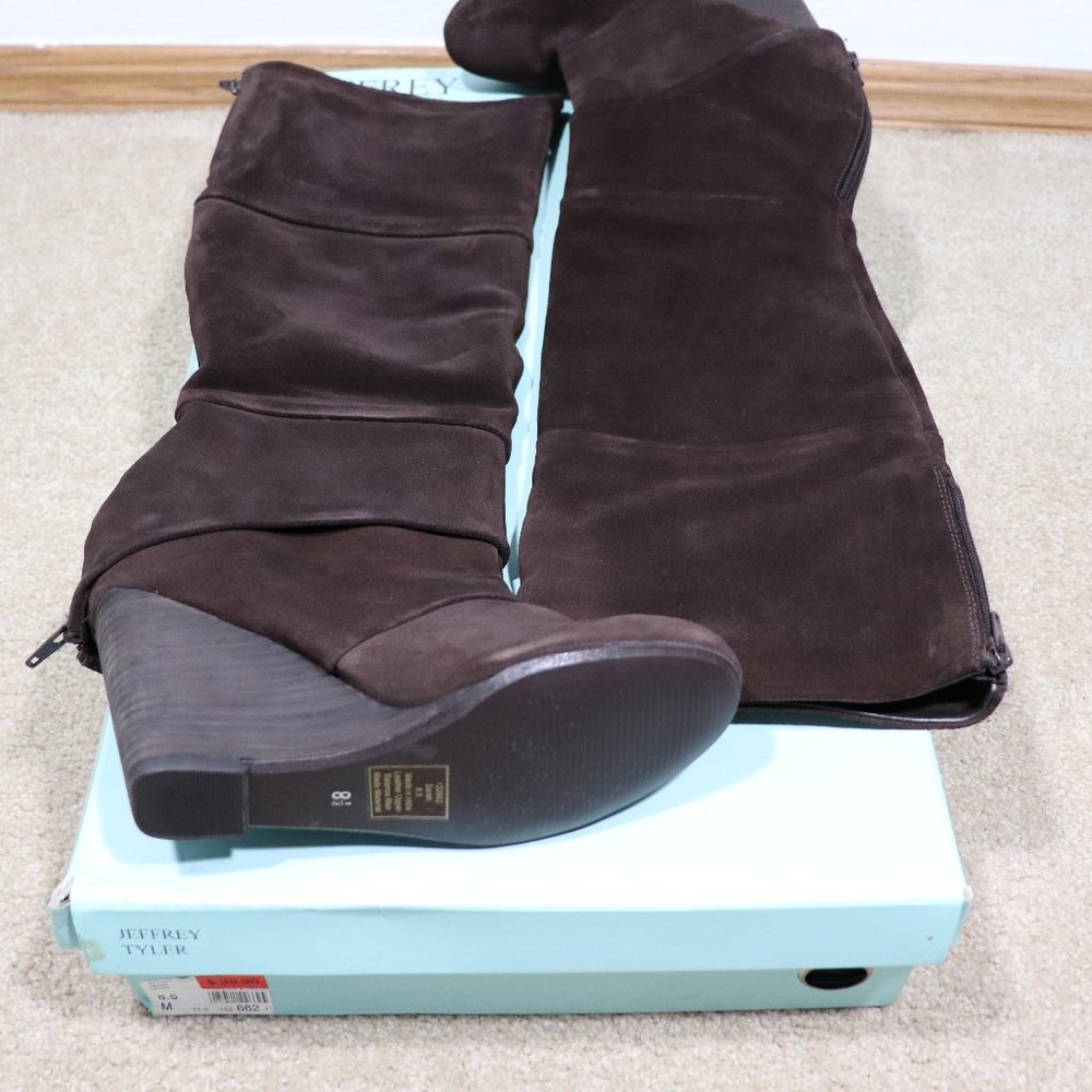 Jeffrey Tyler Sarah platform knee high boots